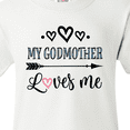 thumbnail image 4 of Inktastic My Godmother Loves Me Godchild Youth T-Shirt, 4 of 5