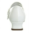 thumbnail image 4 of Josmo Girls Flower Mary Jane Dress Shoes. (Little Kids Big Kids)., White Patent, 12, 4 of 8