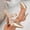 Gold, variant on Women's Pointed Toe Stiletto Mules, Double Strap Heeled Slides with Rhinestone Accent, Patent Leather High Heel Shoes Beige 6.5(38)