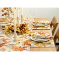 thumbnail image 6 of Fall Thanksgiving Tablecloth Tabletop Collection for Kitchen Dining Decoration Parties Harvest, Fall Leaves, Reversible Placemat Set, 12 x 18, 6 of 6