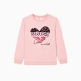 thumbnail image 6 of PatPat Kids Clothes 2 Piece Outfit Set Long Sleeve Heart Graphic Top Flare Pants Light Pink 5-6Y, 6 of 11
