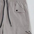 thumbnail image 6 of PNTUTB Men's Fashion Solid Color Athletic Casual Elastic Waist Drawstring Multi-pockets Loose Workwear Pants, 6 of 6