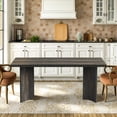 thumbnail image 2 of MAYEERTY 63 Inch Farmhouse Kitchen Table Multi-Use Desk with 300lbs Capacity & Easy Assembly, 2 of 8