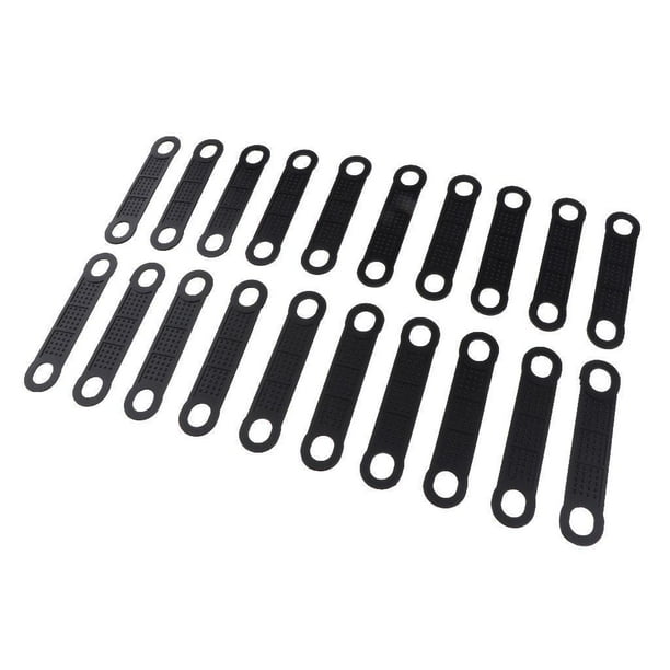 20pack Camisa Grande Antideslizante Para Ropa Perchas Elásticas Puños Para 20PCS L Hugo Empuñaduras de suspensión de caucho