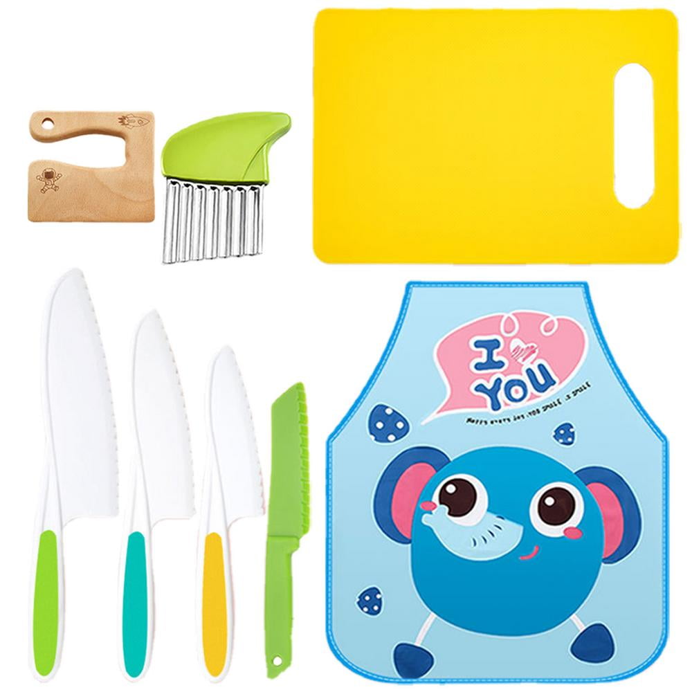 BESTHUA Kids Kitchen Knives Set Cooking Knives for Kitchen 8 Pieces