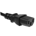 thumbnail image 3 of 6ft iec power cord (iec320 c13 to nema 5-15p), 3 of 5