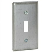RACO 865 Toggle Switch Steel Handy Box Cover, 2-5/16" x 4-3/16", Each
