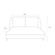 thumbnail image 4 of Base y cabecera Alterego Brent matrimonial Mostaza, 4 of 4