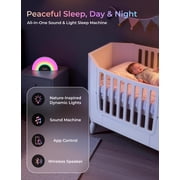 Momcozy Baby White Noise Sound Machine With Soothing Sounds & Night Lights