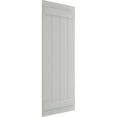thumbnail image 2 of Ekena Millwork 21 1/2"W x 57"H True Fit PVC Four Board Joined Board-n-Batten Shutters, Hailstorm Gray (Per Pair - Hardware Not Included), 2 of 9