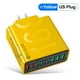 thumbnail image 1 of 8-Port USB Hub with 4 USB-C and 4 USB-A Ports for Multiple Device Charging, 1 of 5