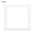 thumbnail image 3 of Uxcell 9.9" x 9.9" Picture Mat, Cut Frame Mattes for 8" x 8", White 14 Pack, 3 of 6