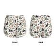 thumbnail image 6 of Goofa Black Cat And Snake Printed Women 2 in 1 Running Shorts,Quick Dry Athletic Workout Shorts,High Waisted Athletic Shorts with Liner Pockets-Medium, 6 of 9