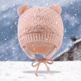 thumbnail image 7 of Edvintorg Kids Hats Winter Beanie Hat Mittens Set Warm Fleece Hat Baby Toddler Knitted Hat & Gloves For Boys, Girls, 7 of 7