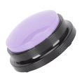 thumbnail image 3 of Botones de comunicación para perros, botón educativo grabable para hablar de perro, zumbador de entrenamiento para mascotas para grabación de voz de 30 segundos, color morado, 3 of 5
