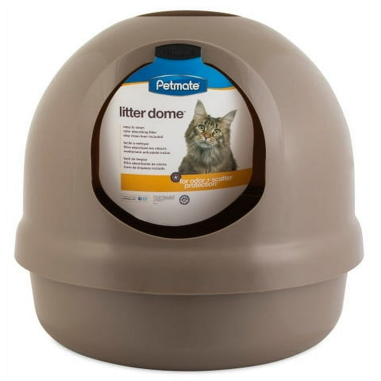 Booda Dome Litter Box Titanium