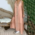 thumbnail image 2 of Fridja Robe Longue Sans Manches à Épaules Dénudées pour Femmes Grande Taille avec Dentelle et Patchwork pour Fête, 2 of 9