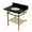 Black Granite / Brushed Brass, variant on Kingston Brass KVPK3030KBB8 Templeton 30" Black Granite Console Sink with Brass Legs and Shelf (8-Inch, 3-Hole), Black Granite/Brushed Nickel