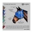 thumbnail image 3 of KENSINGTON PROTECTIVE PRODUCTS Fleece Trim Medium Cob/Arab Imperial Jade Fly Mask (KFM223-M-2019), 3 of 6