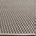 thumbnail image 3 of SAFAVIEH Montauk Nazca Geometric Cotton Area Rug, Ivory/Black, 4' x 4' Square, 3 of 6