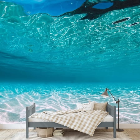 Wall Mural Under The Sea Fish Removable Self-Adhesive Wallpaper Wall Decoration for Bedroom Living Room - 100x144 inches