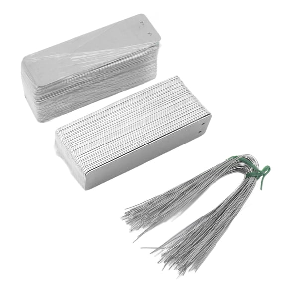 Tree Identification Tags, Lightweight 100pcs Ample Space Plant Tags Double Sided for Gardening