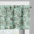 thumbnail image 5 of Ambesonne Floral Valance & Curtain, Romantic Inspirations, 55"x36", Seafoam Sage Green, 5 of 6