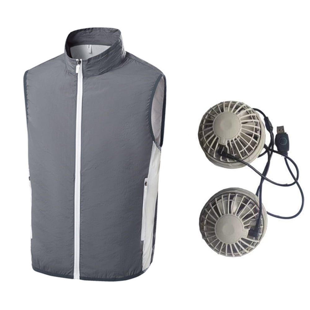Spogood Fan Cooling Vest Summer Air Conditioning Clothing USB Charging
