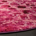 thumbnail image 4 of SAFAVIEH Monaco Driskoll Abstract Area Rug, Fuchsia, 6'7" x 6'7" Round, 4 of 6