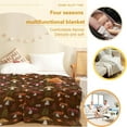 thumbnail image 4 of Mushroom Throw Blanket Soft Cozy Warm Fuzzy Plush Fleece Blankets for Home Decor Couch Sofa Bed,Mushroom Lovers Flannel Blanket Gifts for Men Women Kids Girls 60"X50", 4 of 6
