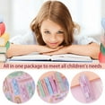 Jrocdr Cute Stationery Set Pencil Eraser Ruler Sharpener School