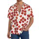 thumbnail image 1 of Fotbe Tomato Camisa Estampada de Manga Corta para Hombre, Casual de Verano, Estilo Playero, Sin Arrugas-Medium, 1 of 5