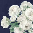 thumbnail image 2 of Hageman, Marilyn 12x12 Gold Ornate Wood Framed with Double Matting Museum Art Print Titled - Peonies on Navy, 2 of 4