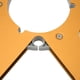 thumbnail image 3 of 1/4 10 Inch Empty Tape Spool, Nab Open Spool, Aluminum Alloy, 6 Holes Wind Resistance, Empty Tape Spool for Recording, Gold, 3 of 4