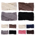 thumbnail image 2 of 4 Pcs Bandeau pour Femmes Mode Tricoté Croisé Élastique Bandeau, 2 of 10