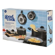GoodCook Ceramic Nonstick, 10pc Set, Black