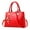 Red, variant on Stylago Women Purses and Handbags Flower Pendant Top Handle Tote Bags Fashion Leather Crossbody Messenger Work Shoulder Bag Black