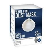 White Cone Dust Masks, Non-Rated Nuisance Level (50 per Box)
