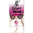 thumbnail image 2 of Young Girl Sucking Lollipop - Modern Portrait Canvas Art, 2 of 3