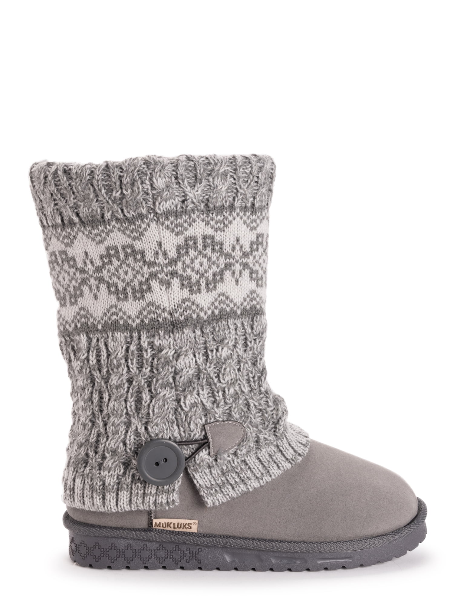 MUK LUKS Women's Janie Knit Cuff Mid-Calf Boot 