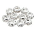 thumbnail image 2 of 10 Pcs Perles en Métal Cristal Perles d'Espacement Perles pour Bijoux, 10mm, 2 of 8