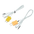 thumbnail image 1 of 2pcs K type temperature probe high temperature temperature test 1 meter, 1 of 1
