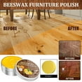 thumbnail image 2 of EUDIDV Furniture Polish Beeswax Furniture Polish, Wood Seasoning Beeswax For Furniture & Repair Wood Wax To &, 1pc Beeswax With Sponge Leather Conditioner, 2 of 5