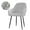 N4, variant on ATJIA Velvet Curved Back Chair Cover Armchair Cover Dining Chair Slipcovers Stretch Dining Room Chair Covers for Restaurants Kitchen (1 Pack)