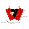 thumbnail image 3 of QTOCIO Valentine's Day Gift Decorations, Valentine's Day Double Open Jewelry Gift Box Heart Shaped Gift High End Jewelry Set Packaging Box, 3 of 5