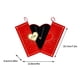 thumbnail image 3 of Baúles de almacenamiento, organizadores de armario y almacenamiento, organización y almacenamiento, caja de regalo de joyería con doble apertura para el día de San Valentín, regalo en forma de corazón, 3 of 8