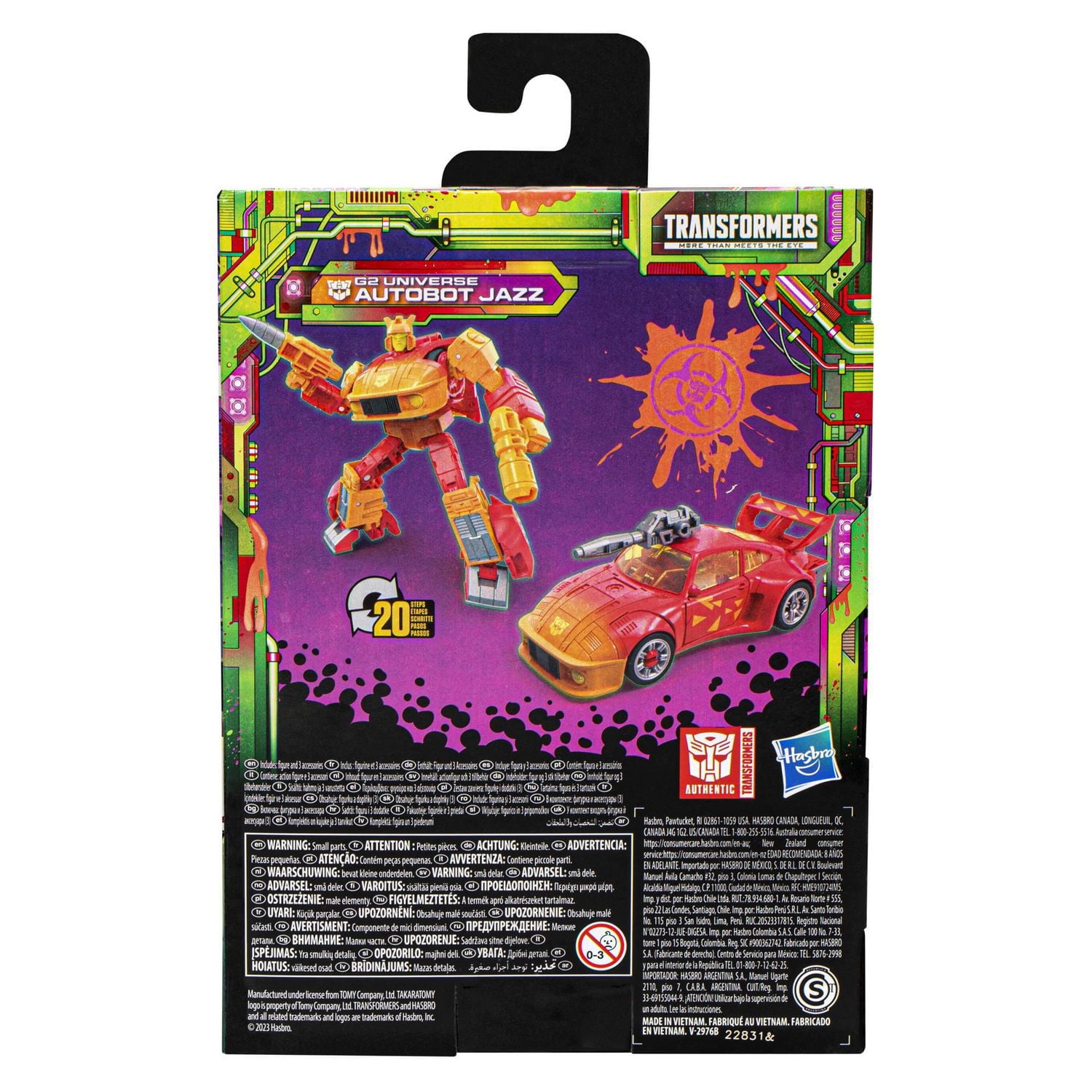 Transformers Toys Legacy: Evolution G2 Universe Autobot Jazz Toy, 5.5-inch, Action Figure For Boys And Girls Ages 8 And Up