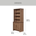 thumbnail image 4 of Better Homes & Gardens Mason Bookcase, Brown Oak Finish, 4 of 13