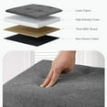 thumbnail image 4 of 30" Folding Storage Ottoman Bench Storage Linen Footrest with Foam Padded Seat, Holds up to 330 lbs, Gray, 4 of 7