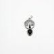 thumbnail image 1 of Nvzi Colgante de collar, hecho a mano para collares de hombres y mujeres, colgante en forma de gota de árbol de la vida (negro), 1 of 5